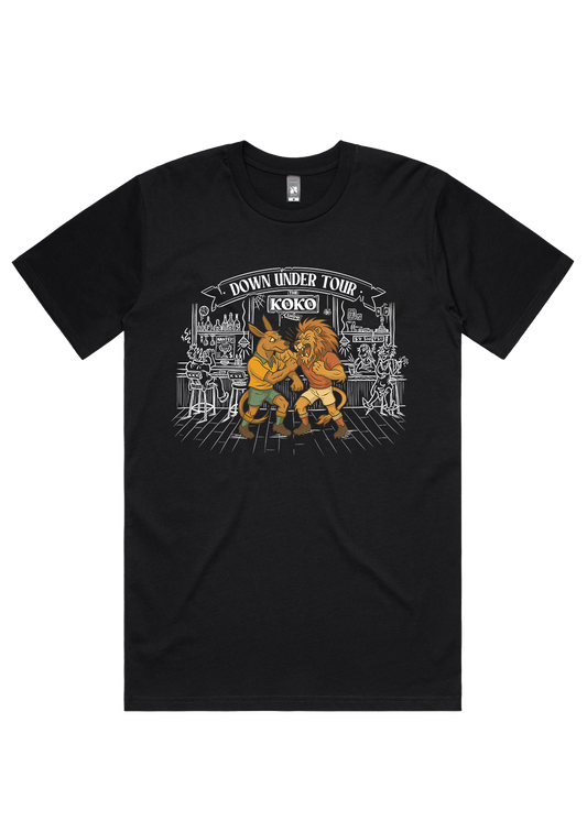 Down Under Tour - Black Tee