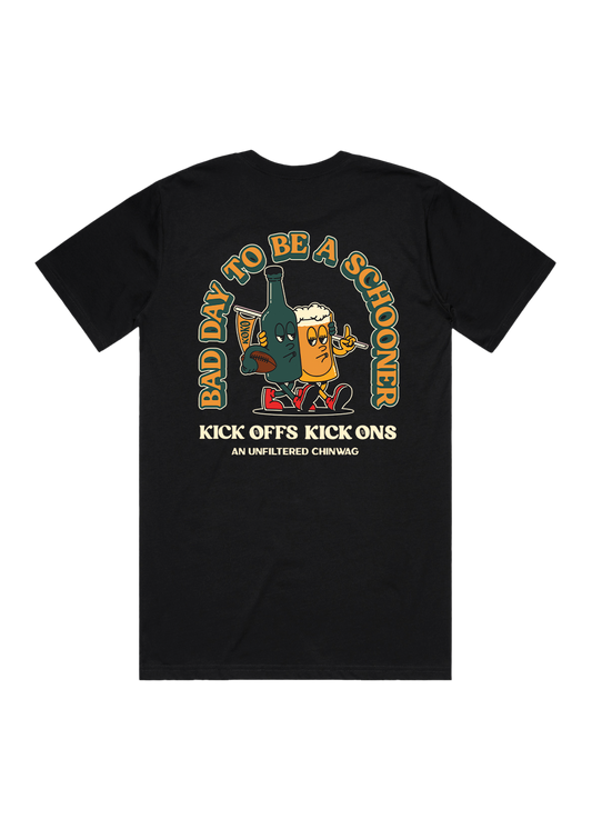 Bad Day To Be A Schooner - Black Tee